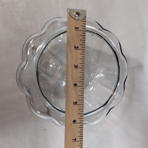 Anchor Hocking Glass Pumpkin Jar Lid Clear Fall Halloween 8" 2.2 qt Candy Treat - Picture 11 of 11